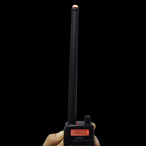 Dual Band Rubber Antenna, SMA-Male UHF VHF Handheld Radio Antenna with LED Light for TYT MD-UV380 MD-380 TH-UV3R TH-UV8000E YAESU VX-6R Kenwood 2-Way Radio HT Scanner in Saudi Arabia