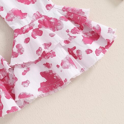 Toddler Bell Bottoms Baby Girl Flare Pants Ruffle Trousers Little Girl Dress Pants Fall Spring Clothes in Saudi Arabia