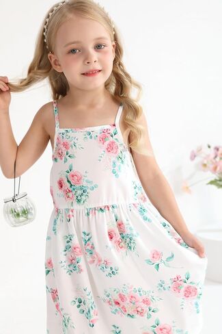 Baby Girls Floral Suspender Dress & Long-Sleeved Toddler Girl's Lovely Denim Jacket Outfit Cardigan Set in Saudi Arabia