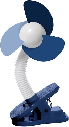 Dreambaby Portable Clip-on Baby Stroller Fan - with Soft Foam Fins - Perfect for Strollers, Cribs, Wheelchairs, Beach, Camping & Pool - Blue - Model L2365 in Kuwait