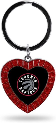Rico Industries NBA Basketball Rhinestone Heart Keychain - Great Accessory in Saudi Arabia