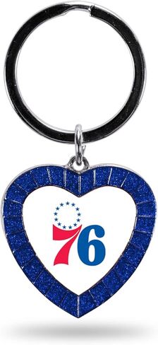 Rico Industries NBA Basketball Rhinestone Heart Keychain - Great Accessory in Saudi Arabia