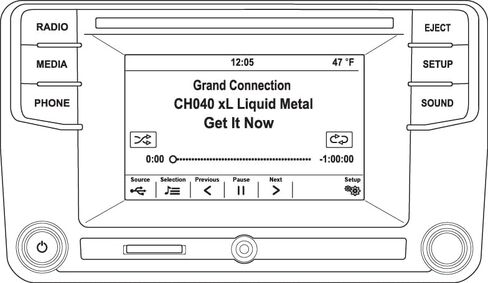 محول إضافي لراديو الأقمار الصناعية VAIS Technlogy GSR-VW02 SiriusXM متوافق مع أجهزة راديو VW مختارة in Kuwait