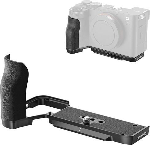 SmallRig A7C II / A7CR Handgrip L-Shape Grip for Sony Alpha 7C II/Alpha 7CR, Quick Release Plate for Arca, Lightweight Silicone Side Handle, for Quickly Switch on Tripods/Handheld Shooting - 4797 in Saudi Arabia