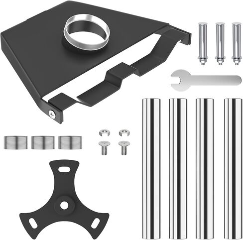 Starlink Pole Mount for Gen 3, Starlink RV Mount Kit Features a Durable 1.3'' Diameter Pole, 5.2FT Starlink Ground Pole Mount, Starlink Gen 3 Pipe Adapter Included in Saudi Arabia