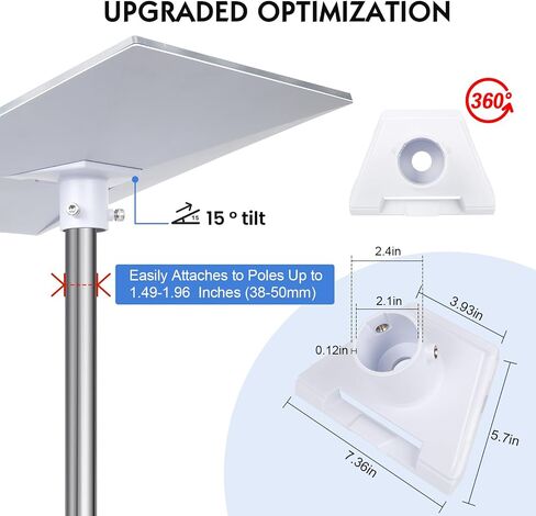 محول أنابيب Starlink Gen 3، حامل حائط Starlink Gen 3، طقم تثبيت Starlink مع ملحقات Starlink V3 Pipe Converter Pole Mount Starlink للوحة تثبيت الأطباق القياسية in Saudi Arabia