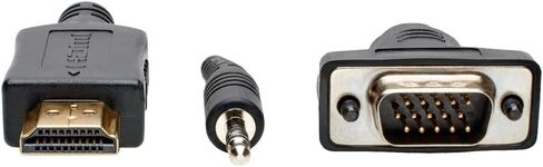 كابل محول TRIPP LITE HDMI إلى VGA Active، منخفض المستوى، ذكر إلى ذكر، 1080p @ 60 هرتز، 6 أقدام / 1.8 متر، ضمان 3 سنوات (P566-006-VGA) in Kuwait