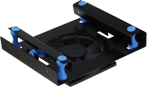 SEDNA - محول تركيب قرص صلب مقاوم للصدمات مقاس 3.5 بوصة إلى قرص DVD ROM مقاس 5.25 بوصة مزود بمروحة تبريد in Kuwait