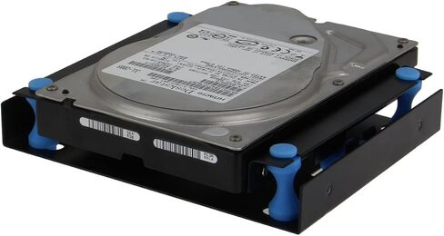 SEDNA - محول تركيب قرص صلب مقاوم للصدمات مقاس 3.5 بوصة إلى قرص DVD ROM مقاس 5.25 بوصة مزود بمروحة تبريد in Kuwait