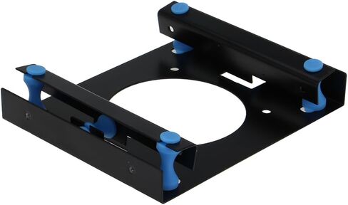 SEDNA - محول تركيب قرص صلب مقاوم للصدمات مقاس 3.5 بوصة إلى قرص DVD ROM مقاس 5.25 بوصة مزود بمروحة تبريد in Kuwait