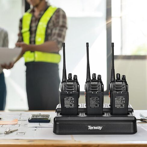 محطة شحن BAOFENG مكونة من 6 وحدات متوافقة مع أجهزة الراديو والبطاريات من سلسلة BF-888S/88E/88ST وH-777 in Saudi Arabia