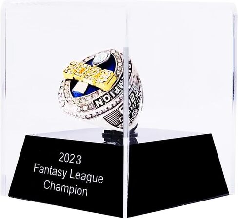 2023 Fantasy Football Championship Ring Trophy - Gold And Silver Plated | FFL Champion Ring in Saudi Arabia