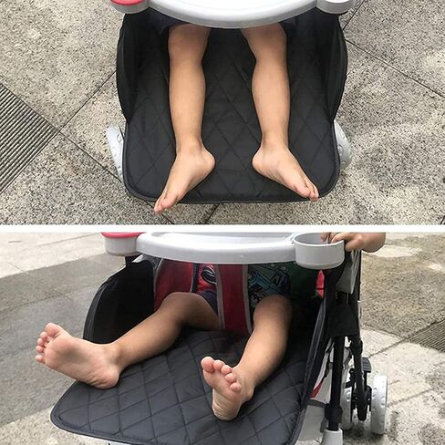 Baby Stroller Footrest, Black Lightweight Adaptable Foot Support Accessory for Baby Pushchair (Black) in Saudi Arabia
