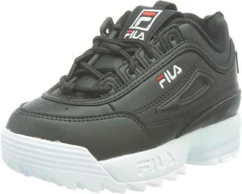 FILA Unisex Kids’ Disruptor kids Sneaker, Black (Black), 3 UK in Saudi Arabia