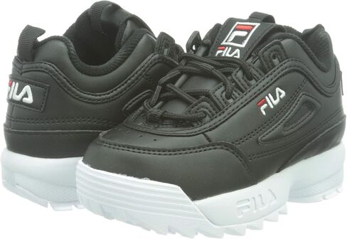 FILA Unisex Kids’ Disruptor kids Sneaker, Black (Black), 3 UK in Saudi Arabia