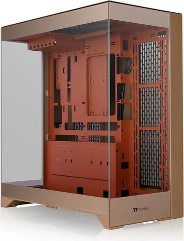 CTE E550 TG Gravel Sand Mid Tower ATX Case; 3 Tempered Glass Panels; Hidden-Connector Motherboard Support; Three-Way VGA Installations; Dual Chamber Design; CA-1Z8-00MGWN-00; 3 Year Warranty in Saudi Arabia