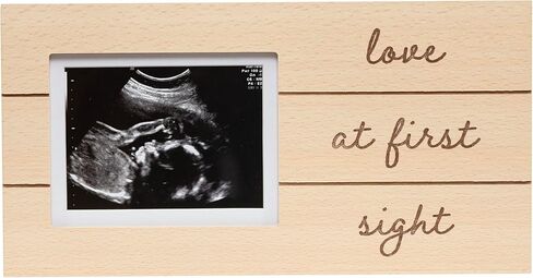 إطار صورة خشبي للوحة السونوجرام من بيرهيد لاف من أول نظرة، إطار إعلان الحمل بالموجات فوق الصوتية، ديكور مثالي لغرف الأطفال وهدية لعيد الأم، استحمام الطفل، الأم الجديدة والمتوقعة in Kuwait