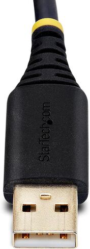 StarTech.com كابل محول USB إلى تسلسلي بطول 3 أقدام (1 متر)، الاحتفاظ بـ COM، FTDI، USB-A إلى DB9 RS232، براغي/صواميل DB9 قابلة للتبديل in Saudi Arabia