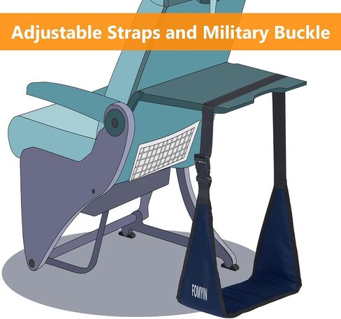 Airplane Footrest with No Feet Clashing Support Design, Portable Travel Foot Hammock to Relax Your Feet, Memory Foam Plane Foot Rest to Relieve Feet Soreness - Long Flights Essentials in Saudi Arabia