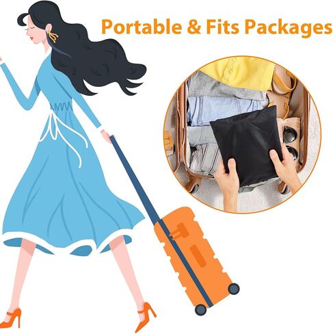 Airplane Footrest with No Feet Clashing Support Design, Portable Travel Foot Hammock to Relax Your Feet, Memory Foam Plane Foot Rest to Relieve Feet Soreness - Long Flights Essentials in Saudi Arabia