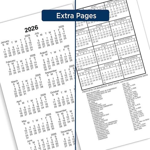 إعادة تعبئة تقويم المكتب AT-A-GLANCE 2025، يوميًا، 3-1/2 بوصة × 6 بوصة، قياسي، أوراق فضفاضة (E717T5025) in Saudi Arabia