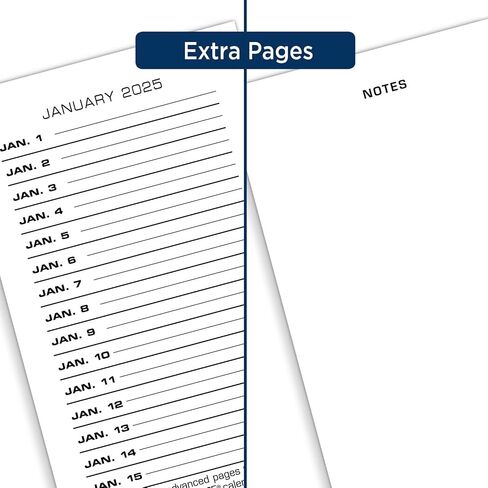 إعادة تعبئة تقويم المكتب AT-A-GLANCE 2025، يوميًا، 3-1/2 بوصة × 6 بوصة، قياسي، أوراق فضفاضة (E717T5025) in Saudi Arabia