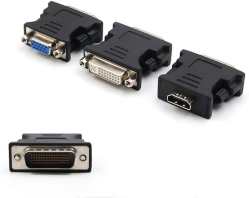 DMS 59pin إلى VGA محول محول الكمبيوتر المضيف بطاقة الرسومات الخارجية vga مراقب تلفزيون العارض كابل اتصال الفيديو in Kuwait