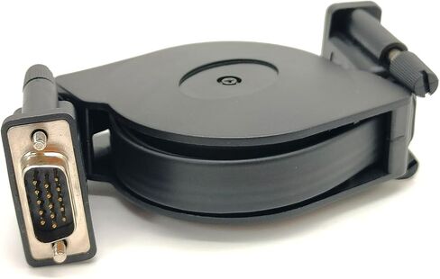 محول VGA D-Sub 15 دبوس ذكر إلى ذكر كابل مستقيم قابل للسحب 1 متر in Kuwait