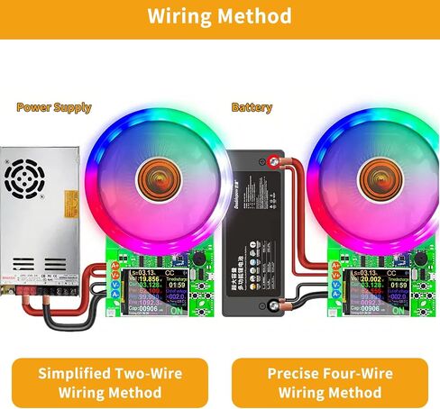 MakerHawk Battery Load Tester - 180W 200V 30A USB Load Tester 4-Wire System Adjustable Constant Current Voltage Discharge Lithium Battery Capacity Tester Electronic Load Tester in Saudi Arabia
