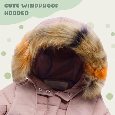Baby Girls Boys' Snowsuit Winter Clothes Kids Coats Toddler Snow Pants and Jacket in Saudi Arabia