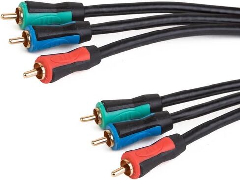 Monster Cable Component Video Cable Oxygen Free, Rca 75 Ohm 6 ' Carded in Kuwait