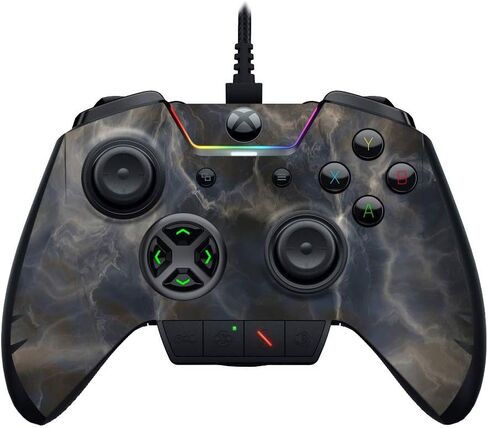 غلاف MightySkins متوافق مع Razer Wolverine Ultimate - Stormy Marble | غطاء ملتف واقٍ ومتين وفريد ​​من نوعه من الفينيل | سهل التطبيق والإزالة وتغيير الأنماط | صنع في الولايات المتحدة الأمريكية in Saudi Arabia