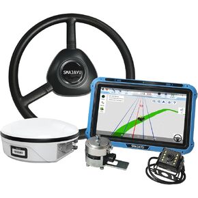 JY305 Tractor Auto Steer System 2.5cm Accuracy with RTK Base and PPP Mode 10cm+ Accuracy, Planting,Spraying,harvesting Alone AB line in Straight/Curve or A+ line, Pivot,U-Turn..