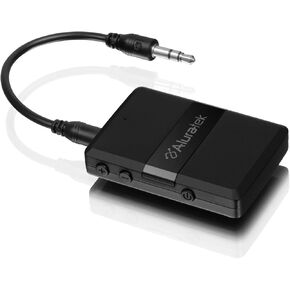 Aluratek Bluetooth V5.0 Audio Receiver and Transmitter Adapter with Low Latency for TV, PC, Auto, Airpline, MP3 Player (Connect to 2 Devices Simultaneously), AUX/RCA - ABC01F