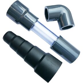 Wet Vac Attachment - BCEHACBITI AC Drain Line Vacuum Adapter to Unclog and Evacuate A/C HVAC Drain Lines, Universal Hvac Ac Drain Line Cleaner Tool Vacuum Hose To 3/4", 1" PVC Pipe Adapter