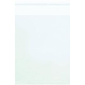 Tape Logic TLPBG117 Gusseted Polypropylene Bags 1.5 Mil, 4" x 2" x 8", Clear (Pack of 2000)