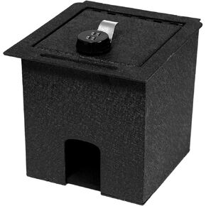 Center Console Gun Safe - Console Gun Vault Compatible with 2016-2024 Toyota Tacoma, Fingerprint Lock with Backup Key.