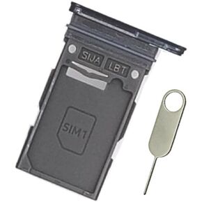 Replacement SIM Card Tray for Samsung Galaxy S24 Ultra SM-S928U S928U1 - Single Sim USA Version (Titanium Black)