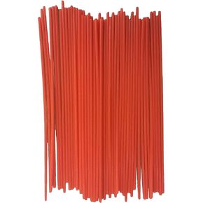 (100 Pack) 6" Aerosol Spray Can Red Plastic Straws - Tip Extension Tubes For Automotive Lubricant, Cleaner, Penetrating Oil