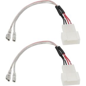 ECSiNG 2Pcs Car Speaker Wiring Harness Connector Dash Tweeter Speaker Cable Connector Compatible with Toyota Corolla/Camry/RAV4, Compatible with Subaru Forester/Impreza