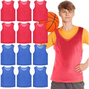 Scrimmage Vests, Team Practice Jersey, Set of 12, Pinnies