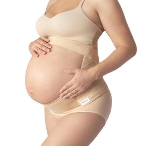 Pregnancy Girdle - Adjustable Maternity Support Pregnancy Girdle Pregnancy Girdle - Maternity Girdle Pregnancy Soft Fabric Pregnancy Girdle - Pregnancy Back Support Girdle for Pregnant Women (Nude, Large)