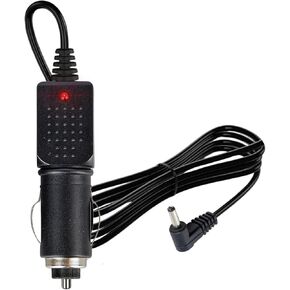 EWAY Radar Detector Power Cable DC 3.5, Car Cigarette Lighter Power Supply Cord Cable 6.5ft Replacement Charger for Cobra Whistler Escort Uniden Beltronics Radar Detector w/ DC3.5 Plug