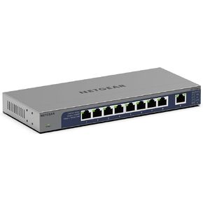 NETGEAR 8-Port 1G/10G Multi-Gigabit Ethernet Unmanaged Switch (GS108MX) - with 1 x 10G/Multi-gig SFP+, Desktop or Rackmount, and Limited Lifetime Protection