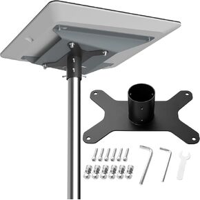 Starlink Flat High Performance Pipe Adapter, Starlink Mounting Kit for Performance Starlink Antenna Mount, Starlink Pole Mount, TuoBak's Starlink Roof Mount
