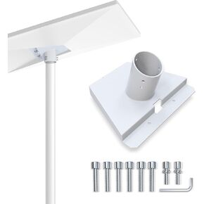 Starlink Gen 3 Pole Mount Adapter, Starlink V3 Mount, Stainless Steel Starlink Gen 3 Pipe Adapter, Starlink Pipe Mount Compatible with Starlink Standard Dish,Gen3/V3 Kickstand Dishy