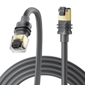 AOLEAD Starlink Gen 3 and Mini Cable 147FT/45M - Replacement Standard V3 Cable for Star Link Accessories - Starlink Extension Cable Gen 3 Outdoor Waterproof Gray