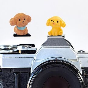 Camera Hot Shoe Cover, Cute Hot Shoe Cap, Hot Shoe Protector Compatible with Sony Fujifilm Fuji Canon Nikon Pentax Leical Panasonic (2pcs Hedgehog)