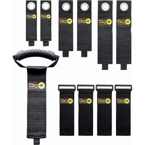 Wrap-It Storage Garage Organization Value Pack - Assorted Storage Straps for Cord and Hose Storage