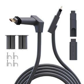 Starlink Cable Gen 2 32.8FT/10M Replacement Cable Rectangular Satellite V2 Waterproof Starlink Cord for Actuated Gen 2 with Cable End Caps